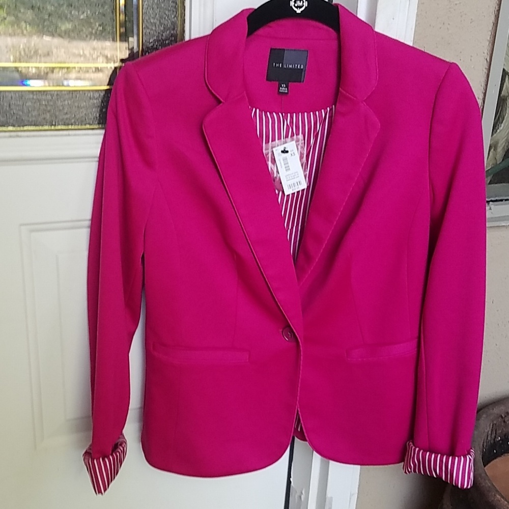 Fuschia blazer